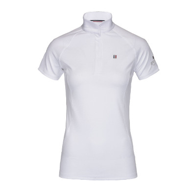 Chemise de concours Kingsland Classic manches courtes femme Blanc