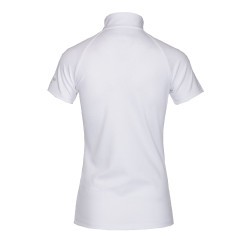 Chemise de concours Kingsland Classic manches courtes femme Blanc Chemise de concours Kingsland Classic manches courtes femme Blanc