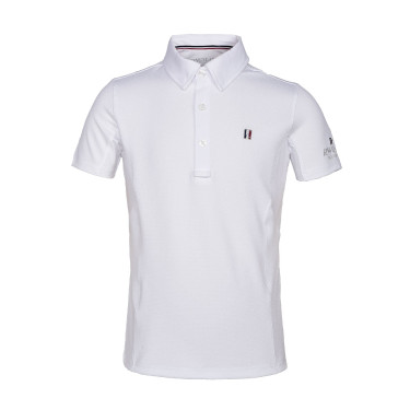 Chemise de concours Kingsland Classic manches courtes Junior Garçons Chemise de concours Kingsland Classic manches courtes Junior Garçons