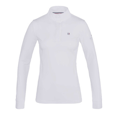 Chemise de concours Kingsland Classic manches longues col montant femme Chemise de concours Kingsland Classic manches longues col montant femme