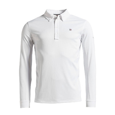 Chemise de concours Kingsland Classic manches longues homme Blanc