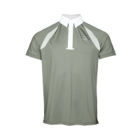 Chemise de Concours Kingsland homme manches courtes Roulette verte