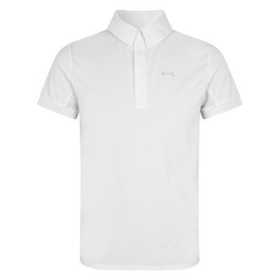 Chemise de concours Kingsland KLhayes piqué homme Blanc