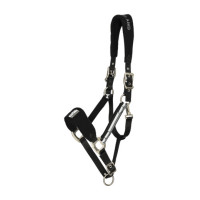 Licol Kingsland Classic avec Polaire Noir Licol Kingsland Classic avec Polaire Noir