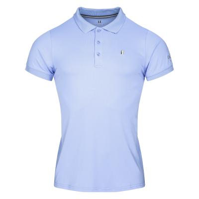 Polo fonctionnel Kingsland femme Bleu grapemiste