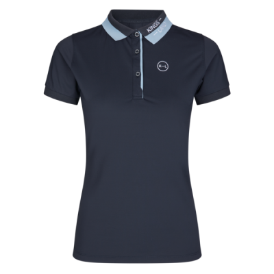Polo Kingsland KLharriet piqué femme Marine