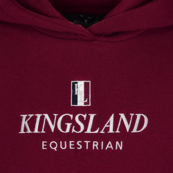 Sweat Kingsland Classic Junior Bourgogne nouveau KL Bordeaux