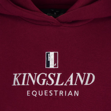 Sweat Kingsland Classic Junior Bourgogne nouveau KL Bordeaux