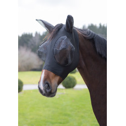 Masque anti-mouches FinoStretch Covalliero Noir Masque anti-mouches FinoStretch Covalliero Noir
