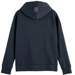 Sweat à capuche Flags & Cup femme Lomita Marine Bleu marine