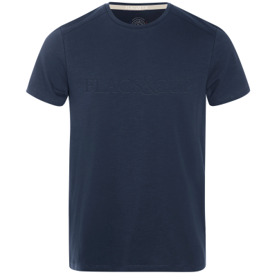 T-shirt Flags & Cup homme Fresco Marine