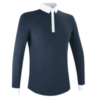 Polo de concours Flags & Cup homme Wako manches longues Marine