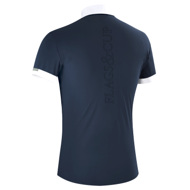 Polo de concours Flags & Cup homme Wako manches courtes Polo de concours Flags & Cup homme Wako manches courtes