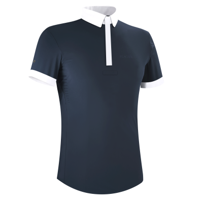 Polo de concours Flags & Cup homme Wako manches courtes Marine