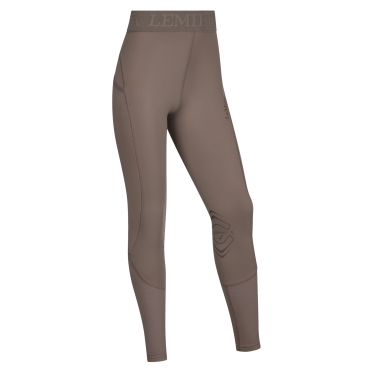 Legging LeMieux en mesh Lizzie Young Rider Walnut Marron