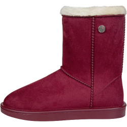 Bottes HKM fourrées imperméables Davos Gossiga Rouge foncé Bottes HKM fourrées imperméables Davos Gossiga Rouge foncé