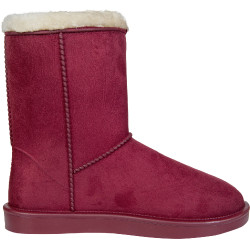 Bottes HKM fourrées imperméables Davos Gossiga Rouge foncé Bottes HKM fourrées imperméables Davos Gossiga Rouge foncé