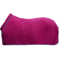 Couverture séchante HKM avec couvre-cou Extra Style Bordeaux