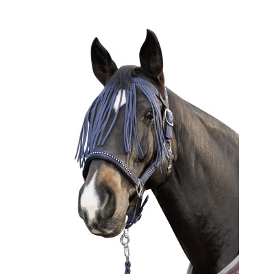 Frontal anti-mouches HKM Anti fly Bleu foncé