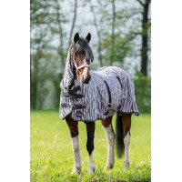 Frontal anti-mouches HKM Anti fly Bleu foncé