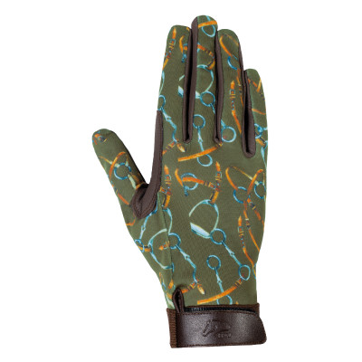 Gants HKM Allure Vert olive