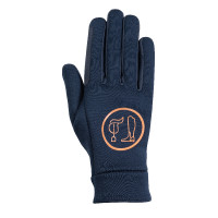 Gants HKM Lyon Bleu foncé