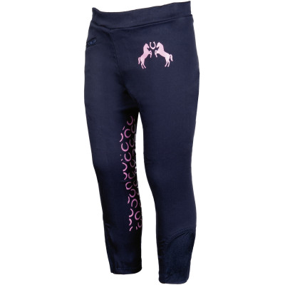 Legging HKM Pink Pony basanes silicone Bleu foncé