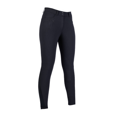 Pantalon HKM Savona Style basanes silicone Noir