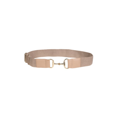 Ceinture HKM Hunter Elastic 5 cm Naturel foncé