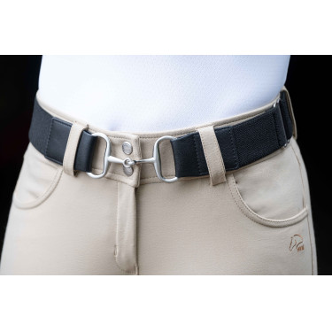 Ceinture HKM Hunter Elastic 5 cm Noir