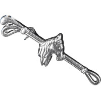 Épingle à cravate  HKM Horse head Argenté