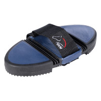 Étrille en caoutchouc HKM Flex Bleu foncé