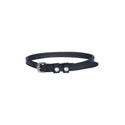 Lanières d'éperon HKM Crystal cuir verni