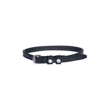 Lanières d'éperon HKM Crystal cuir verni Lanières d'éperon HKM Crystal cuir verni