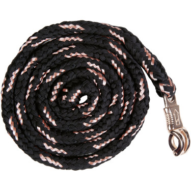 Longe HKM Rosegold avec mousqueton anti-panique Longe HKM Rosegold avec mousqueton anti-panique