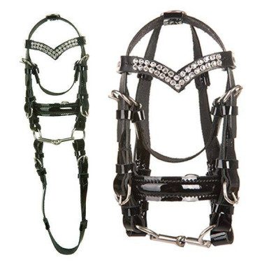 Porte-clés HKM bridon verni mini Porte-clés HKM bridon verni mini