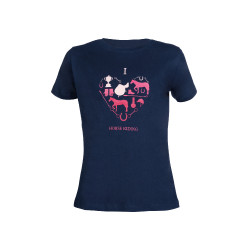 T-shirt enfants HKM I love horse riding Bleu foncé T-shirt enfants HKM I love horse riding Bleu foncé