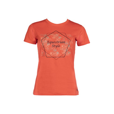 T-shirt HKM Savona Print Style Rouge T-shirt HKM Savona Print Style Rouge