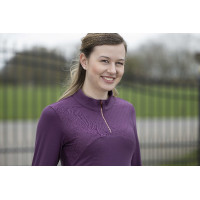 T-shirt technique HKM Arctic Bay manches longues Lilas foncé Violet