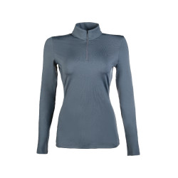 T-shirt technique HKM Basic manches longues Gris foncé