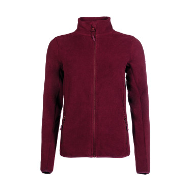 Veste en polaire HKM Anna Rouge foncé