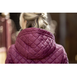 Veste matelassée HKM Stella Rouge foncé Veste matelassée HKM Stella Rouge foncé