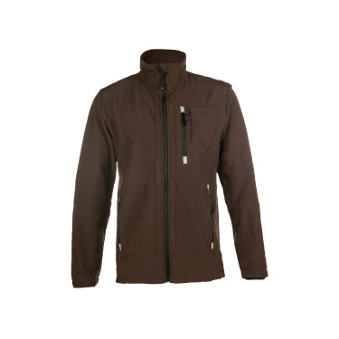 Veste softshell HKM Sport homme Marron foncé