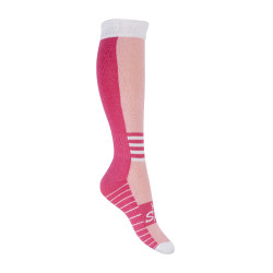 Chaussettes HKM Olympia Rose foncé / rose