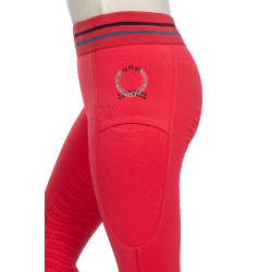 Legging HKM Aymee full seat en silicone Rose