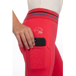 Legging HKM Aymee full seat en silicone Rose