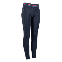 Legging HKM Aymee full seat en silicone Bleu foncé Legging HKM Aymee full seat en silicone Bleu foncé