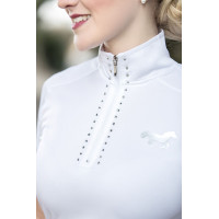 Polo de concours High Function HKM Blanc Polo de concours High Function HKM Blanc