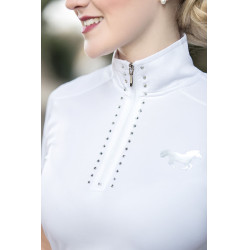 Polo de concours High Function HKM Blanc Polo de concours High Function HKM Blanc
