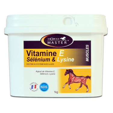 Vitamine E, Sélénium et Lysine Horse Master poudre Vitamine E, Sélénium et Lysine Horse Master poudre